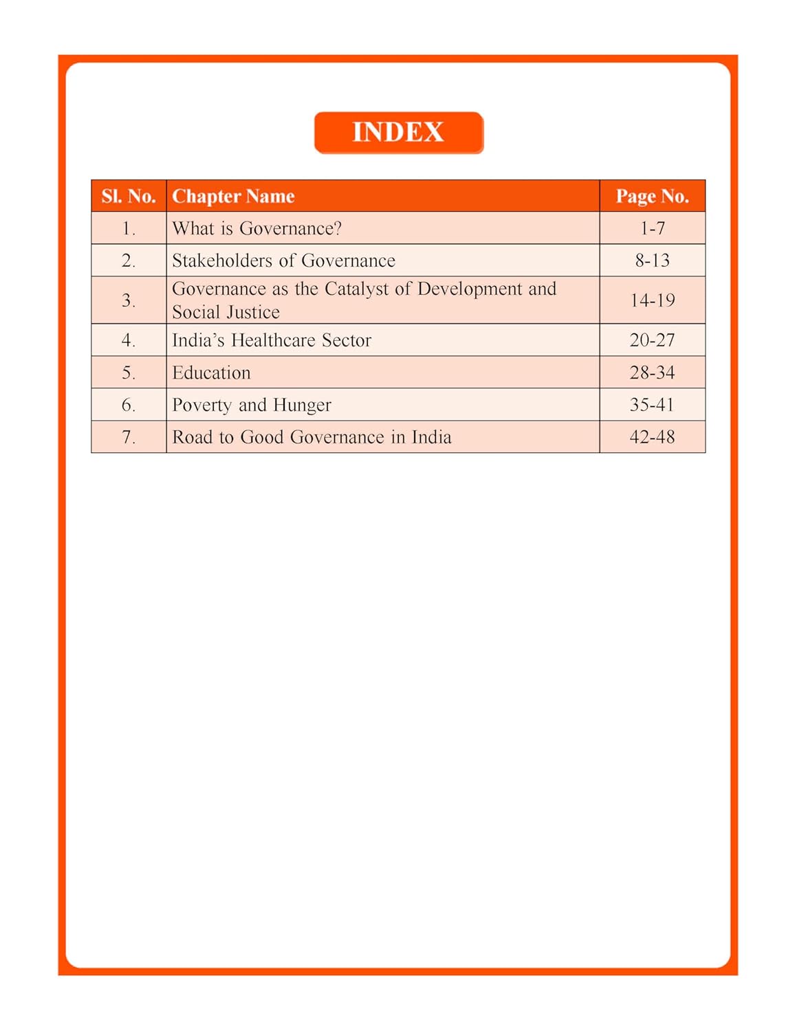 Good Governance (English) Basic Foundation Book